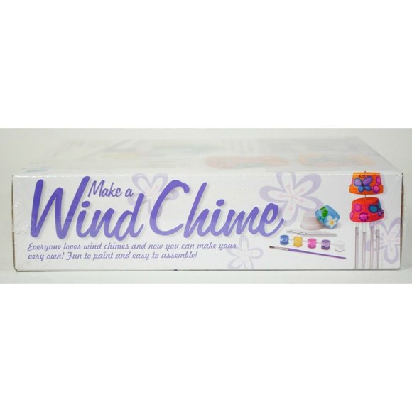 4M Make A Wind Chime Construct & Paint A Wind Chime Kids Children Arts & Crafts - Picture 4 of 6